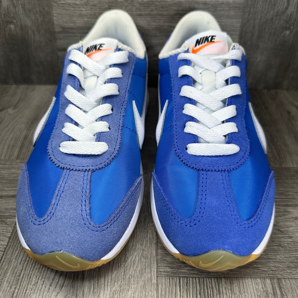 Nike Pacific Sneakers Women 6 Blue Nylon Suede Gum Sole Retro NEW HM4771-401 - Picture 4 of 8